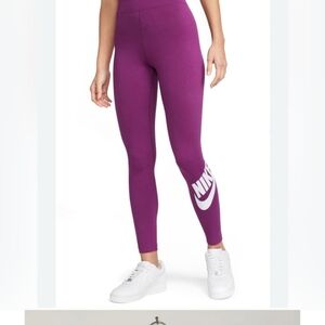 Nike Vivid Purple Active Leggings SIZE XL